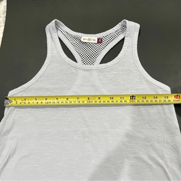 SO Blue Racerback Mesh Tank Top - Picture 8 of 9